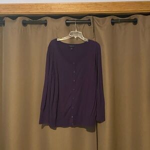 Merona Deep Purple Button-Down Shirt